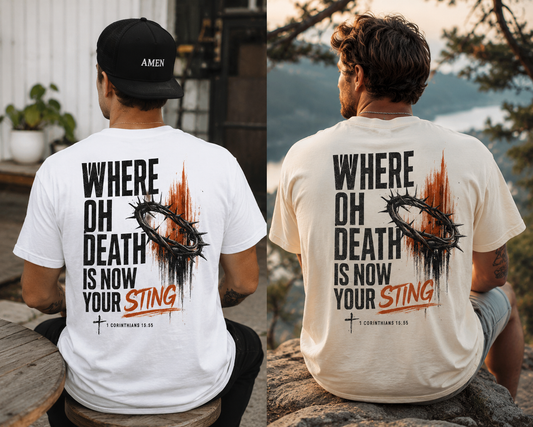 Where Oh Death is Now your Sting TEE