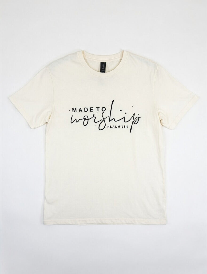 RTS "Made to Worship" Tee | M - Natural