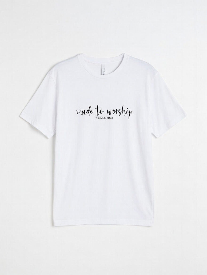 RTS "Worship" Tee | L - White