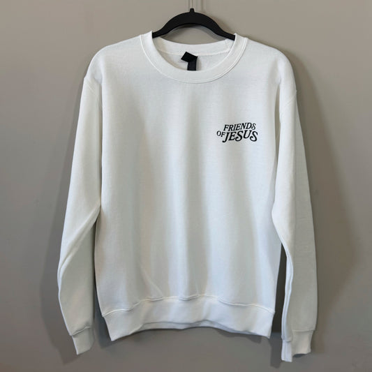 RTS "Friends of Jesus" Crewneck | S - White