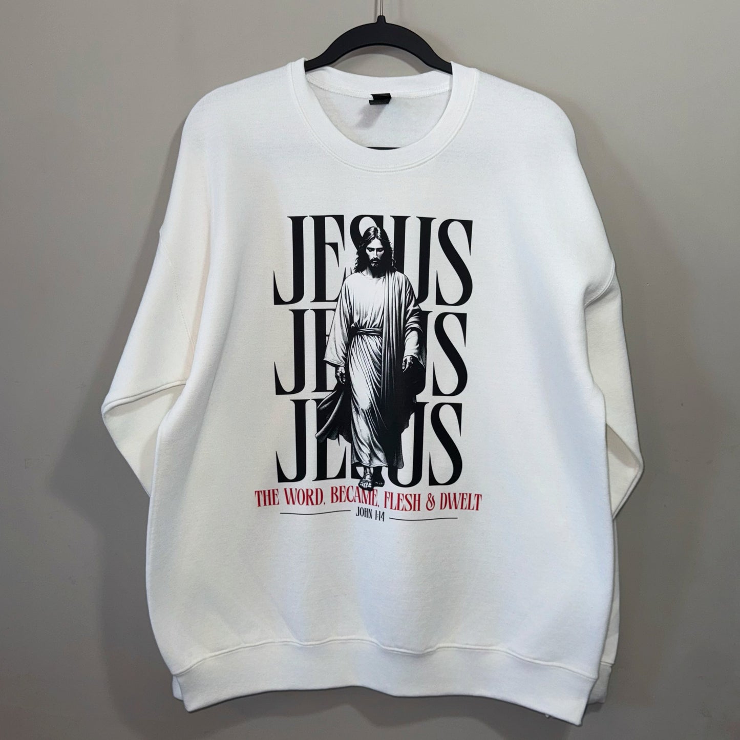 RTS "The Word Became Flesh" Crewneck | L - White