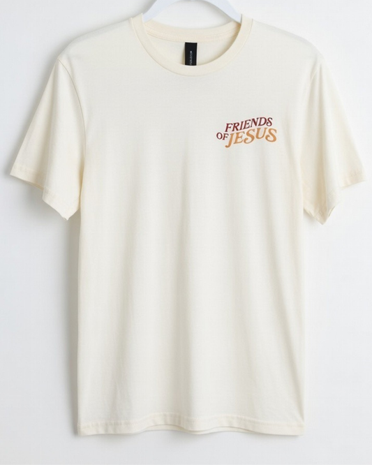 RTS "Friends of Jesus" Tee | S - Off White