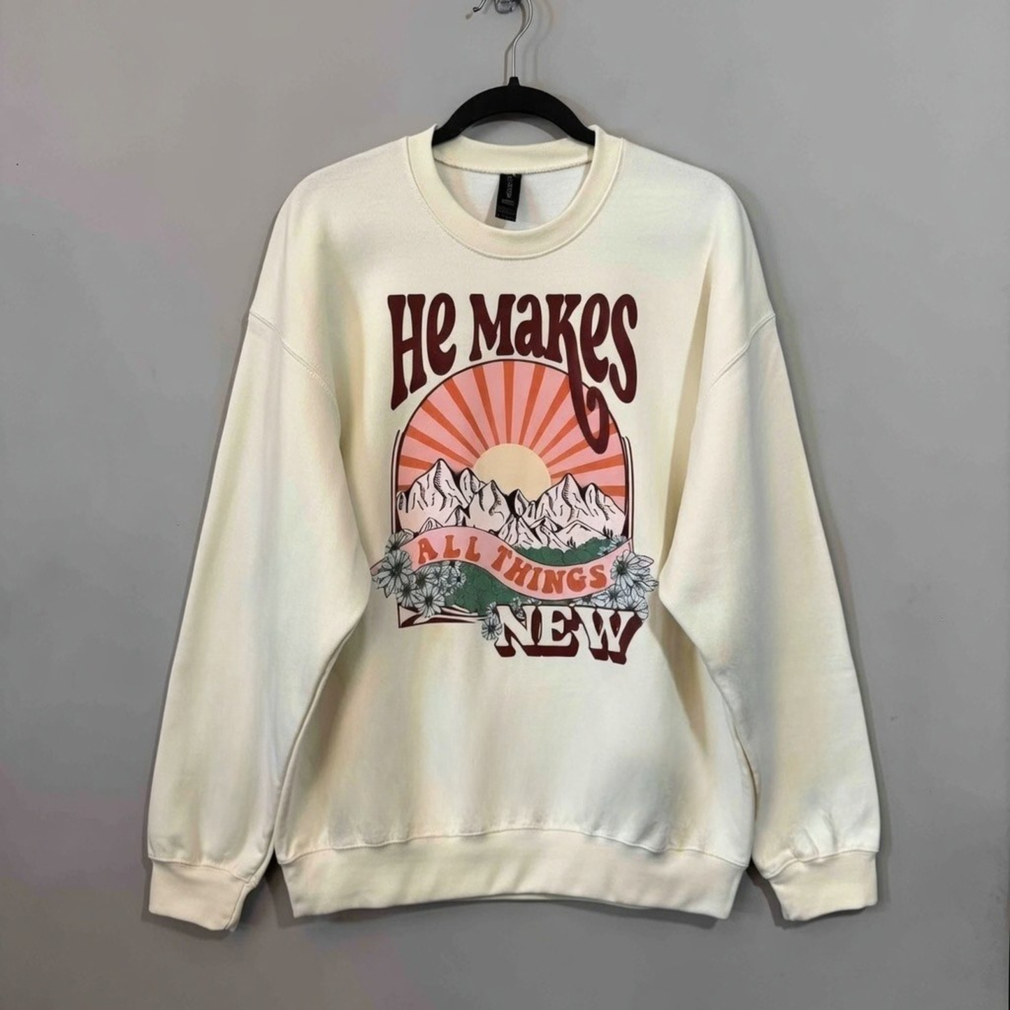 RTS "All Things New" Crewneck | XL - Bone