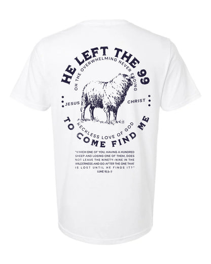 He Left the 99 Tee