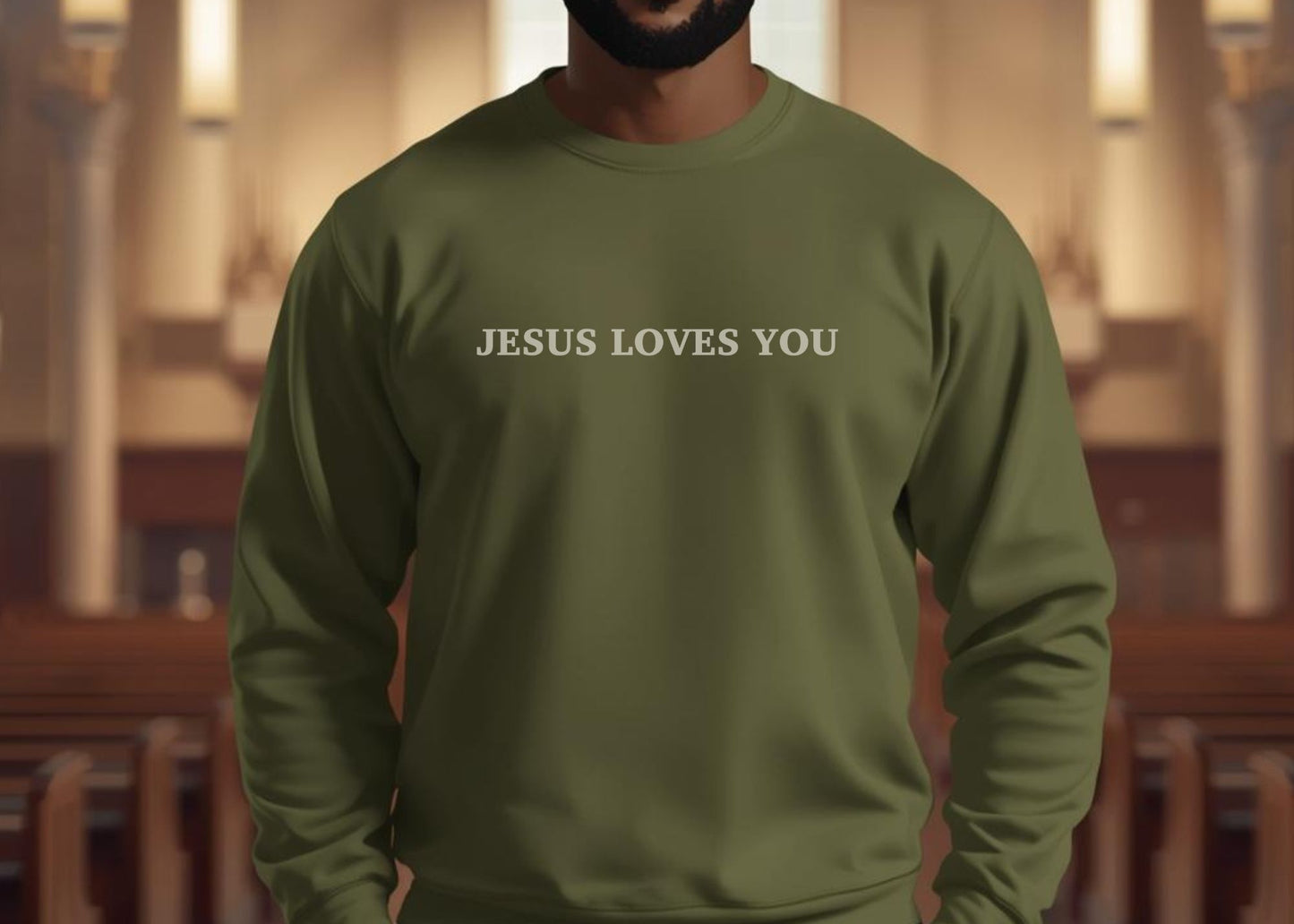 Jesus Loves You Crewneck