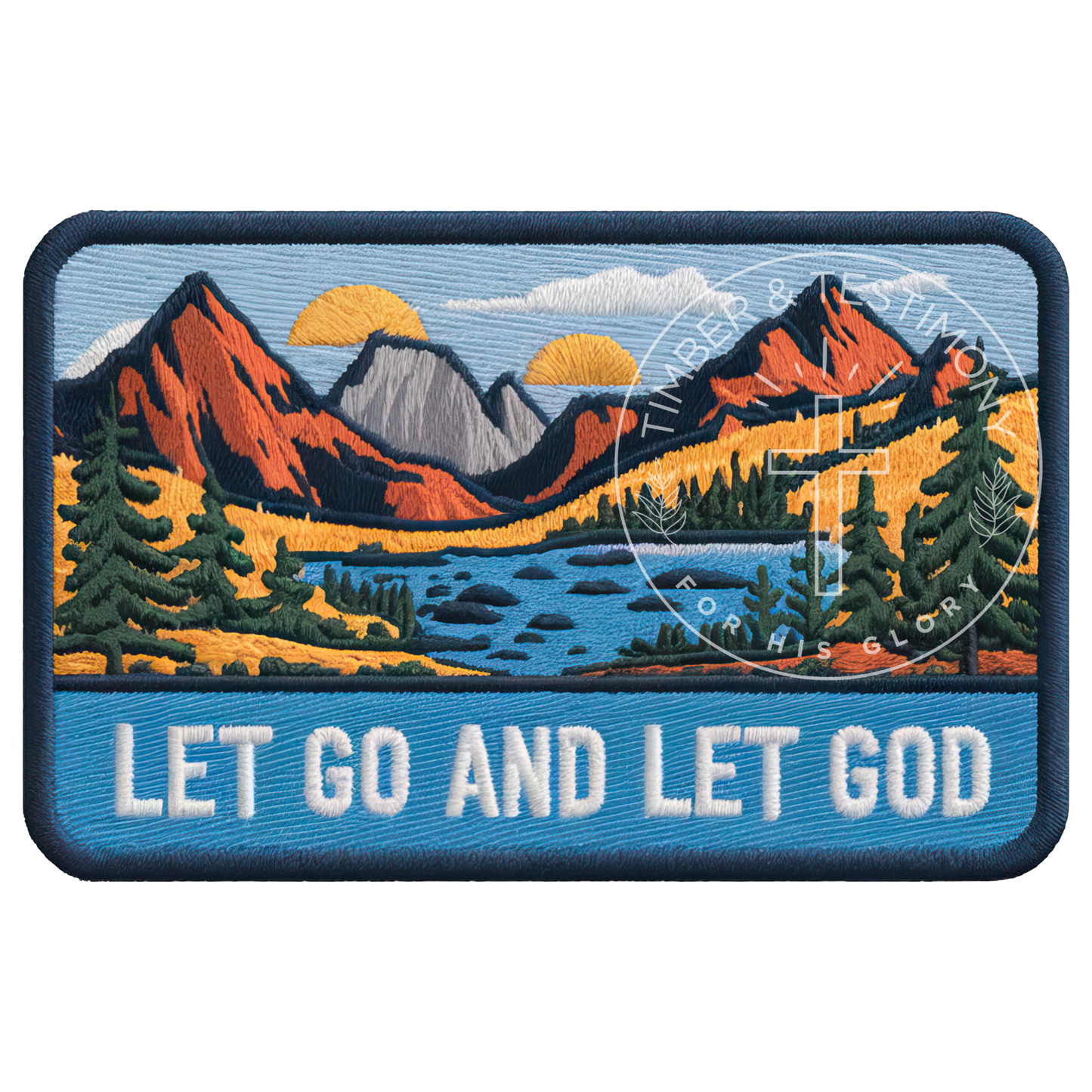 Let God Faux Patch Hat