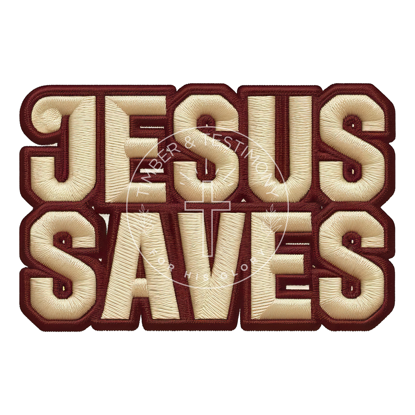 Jesus Saves Faux Patch Hat