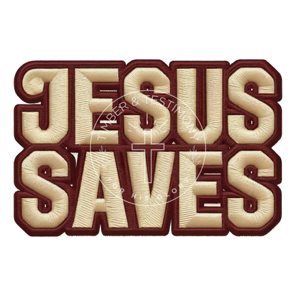 Jesus Saves Faux Patch Hat