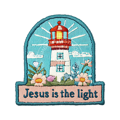 Jesus is the Light Faux Patch Hat
