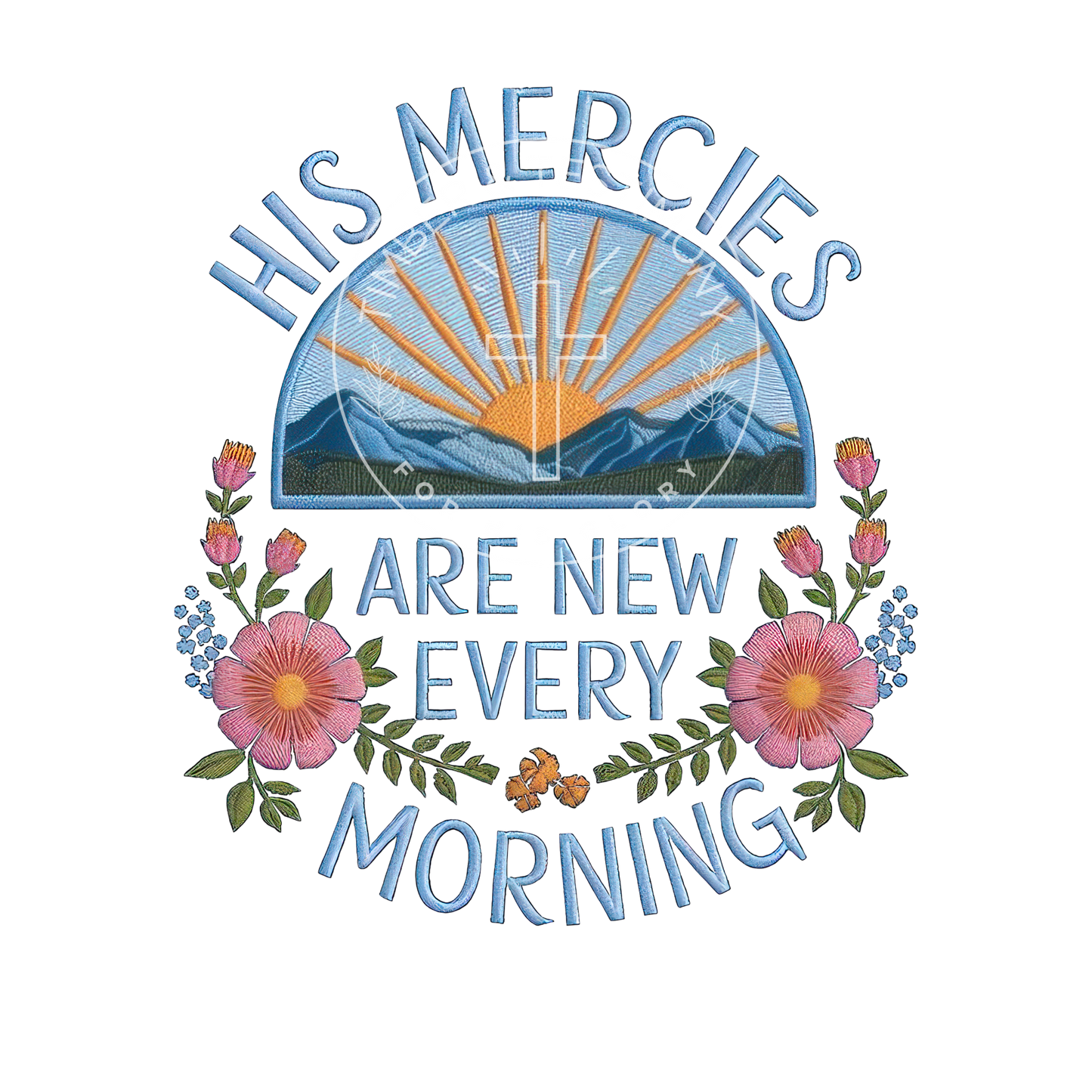 New Every Morning Faux Patch Hat