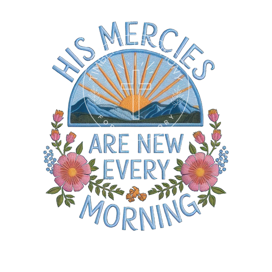 New Every Morning Faux Patch Hat