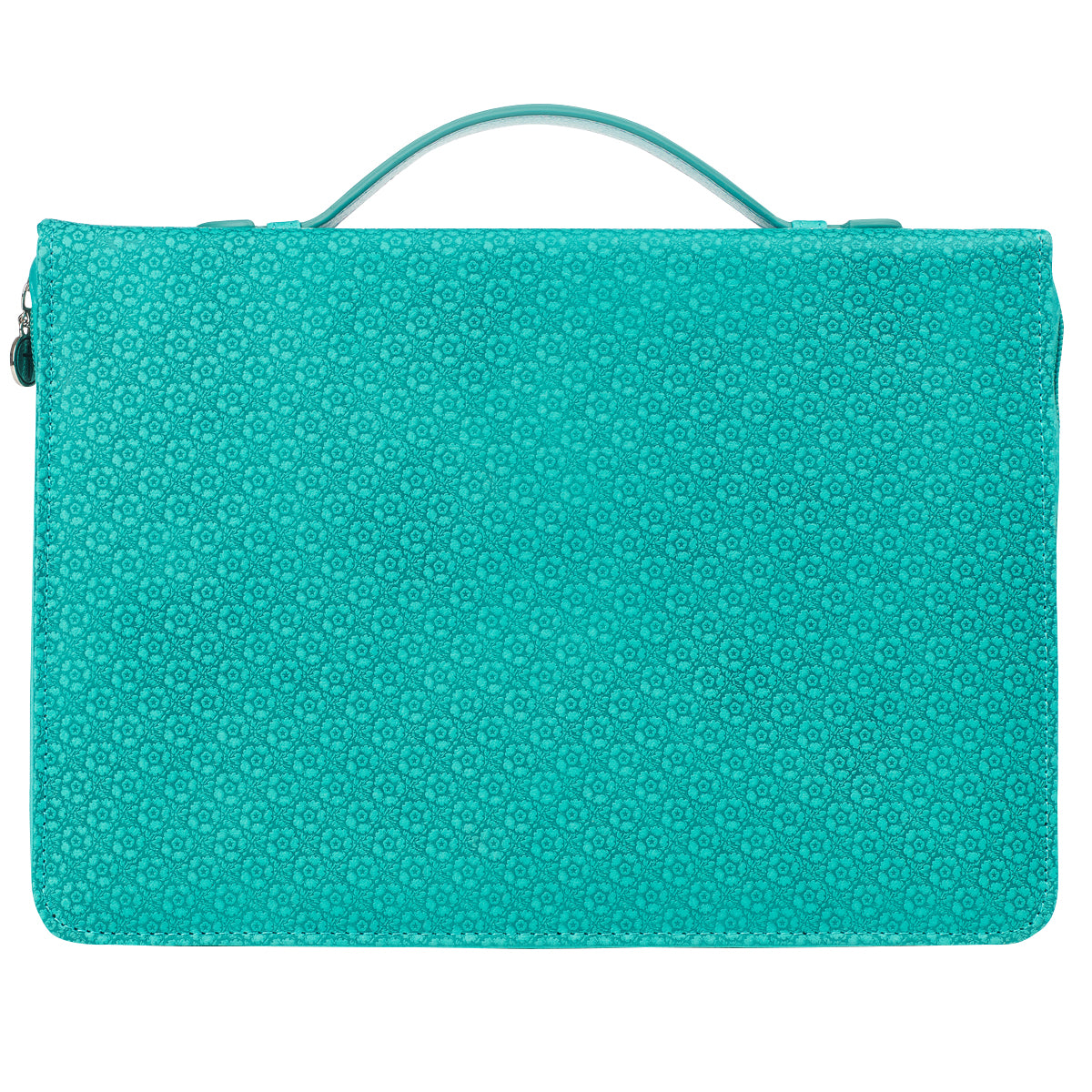 Grace Butterfly Blessings Teal Faux Leather Fashion Bible Cover LARGE - Ephesians 2:8