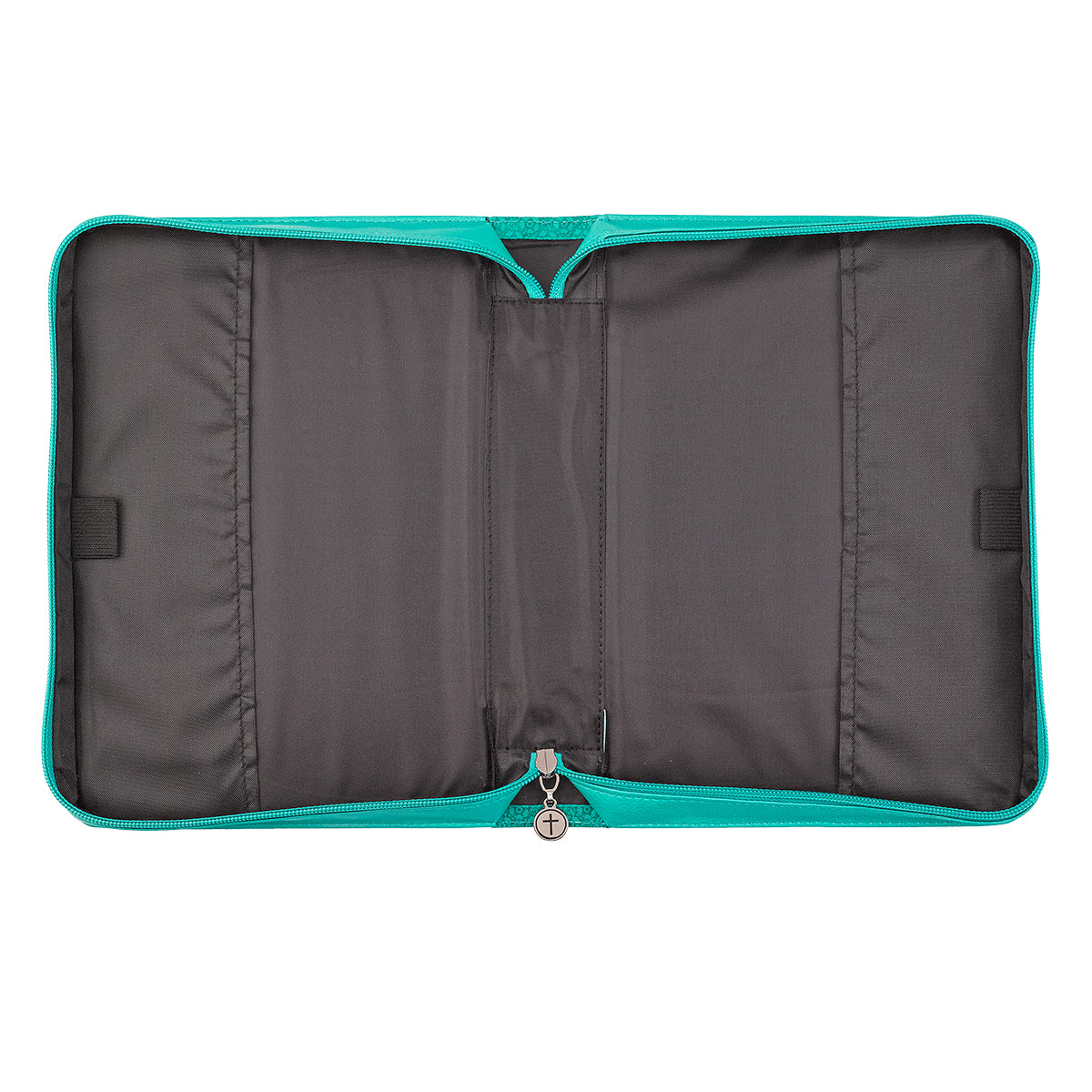 Be Still and Know Turquoise Faux Leather Fashion Bible Cover - LARGE-  Psalm 46:10