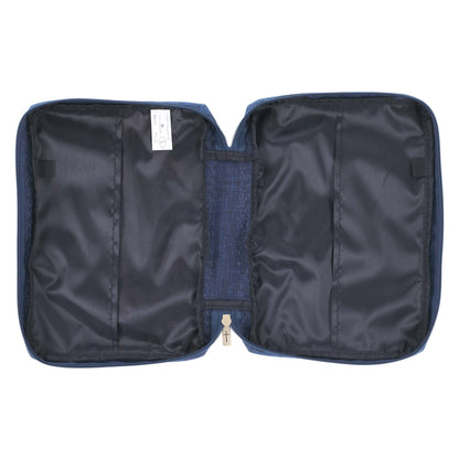 Done in Love Navy Floral Value Bible Case -LARGE  1 Corinthians 16:14