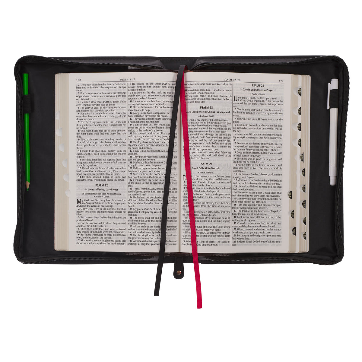 Trust in the Lord Charcoal Faux Leather Bible Cover MEDIUM - Proverbs 3:5