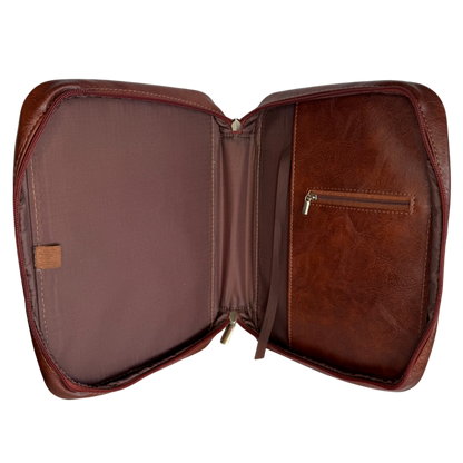 Cow Print Bible Case - Christian Bible Case - Western Bible Cover - Leather Bible Cover - Cow Print Bible Cover - Christian Gift