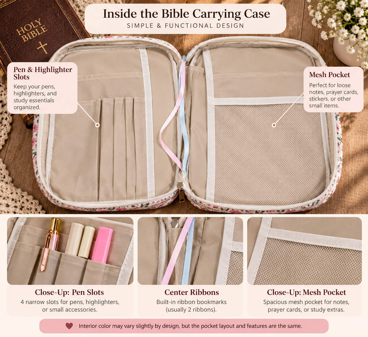 Bible Carrying Case – Stylish &amp; Protective Bible Bag