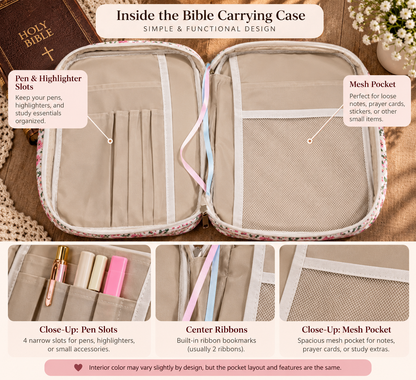 Bible Carrying Case – Stylish &amp; Protective Bible Bag