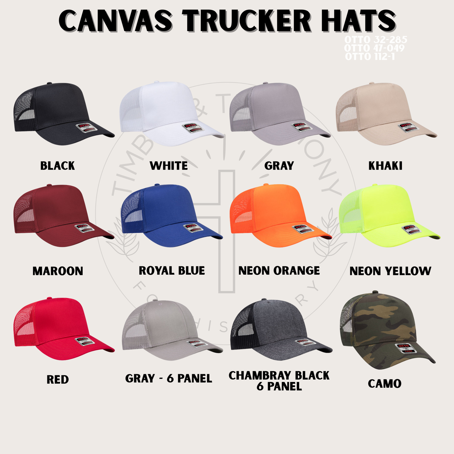 Garden of Gethsemane Leather Patch Hat