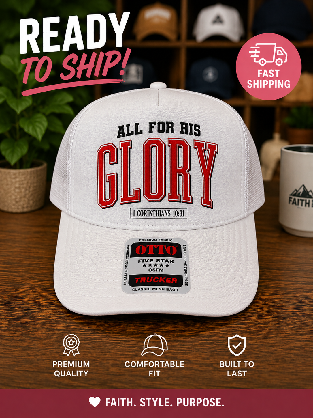 READY TO SHIP HATS