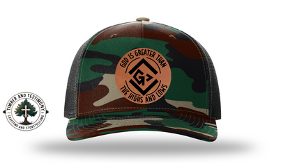 GOD is greater than the highs and Lows 2 Richardson Hat