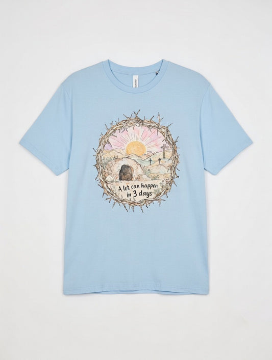 RTS "3 Days" Tee | M - Light Blue