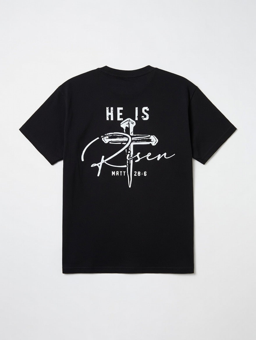 RTS "He is Risen" Tee | M - Black