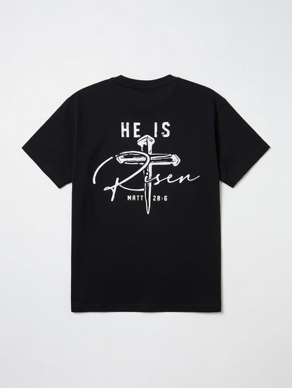 RTS "He is Risen" Tee | M - Black