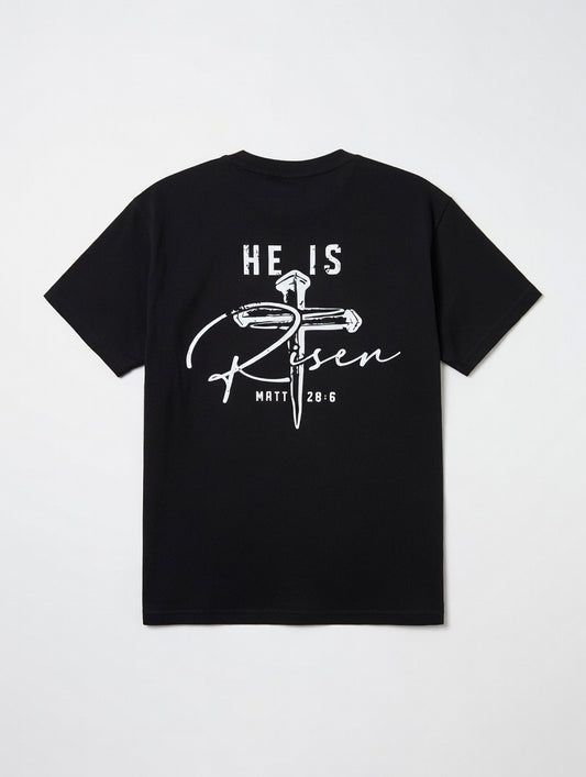RTS "He is Risen" Tee | M - Black