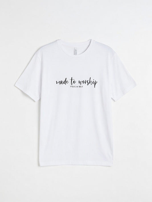 RTS "Worship" Tee | L - White