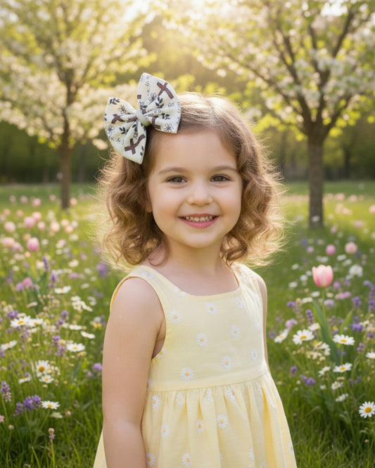 He is Risen Floral Bow