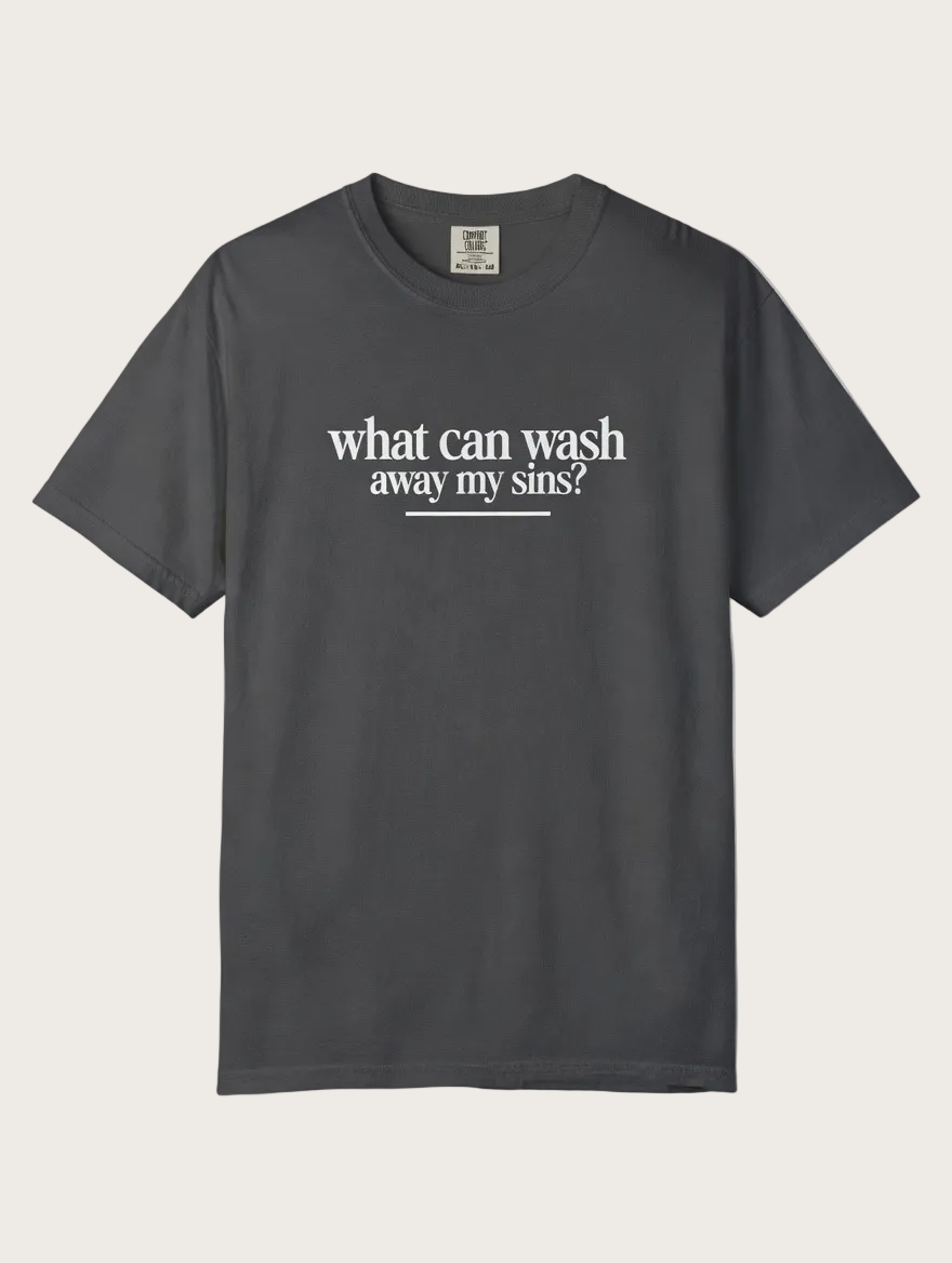 RTS "Nothing but the Blood" Tee | XL - Graphite | Comfort Colors