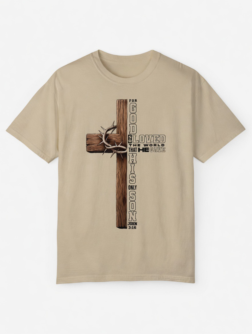 RTS "His Only Son" Tee | L - Sand