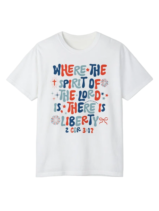 RTS "There is Liberty" Tee | L - White