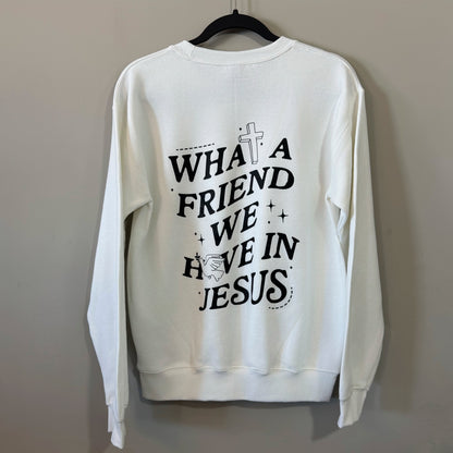 RTS "Friends of Jesus" Crewneck | S - White