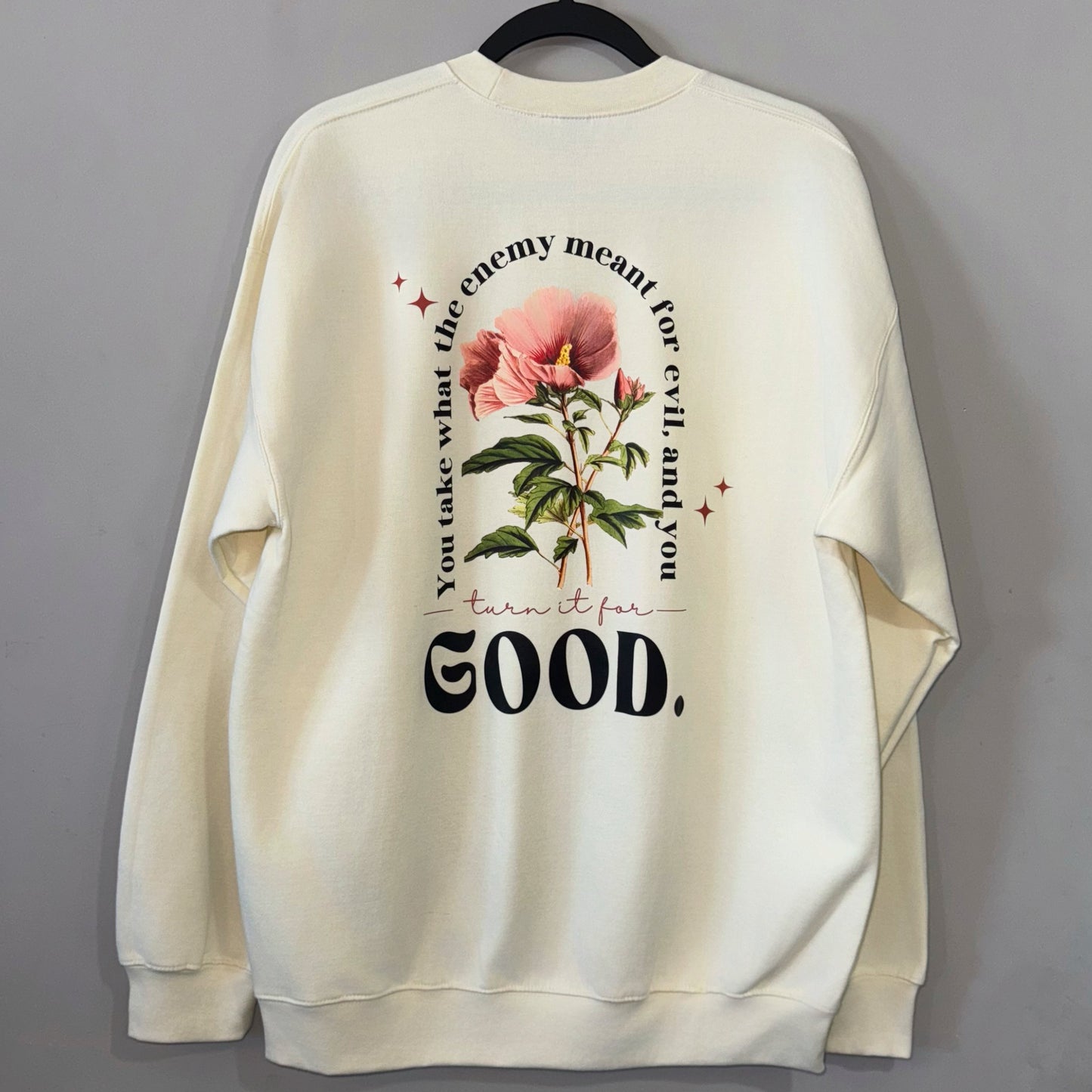 RTS "For Good" Crewneck | L - Bone
