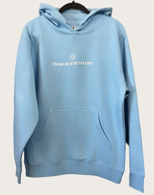 RTS "From Death to Life" Hoodie | M - Aqua