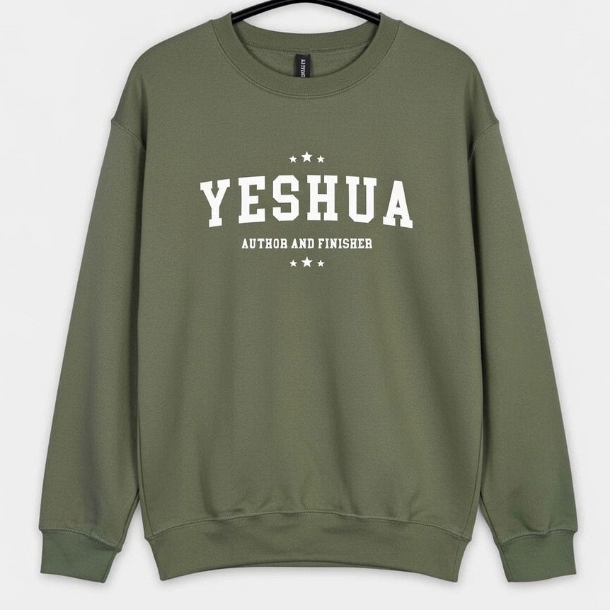 RTS "Yeshua" Crewneck | L - Military Green