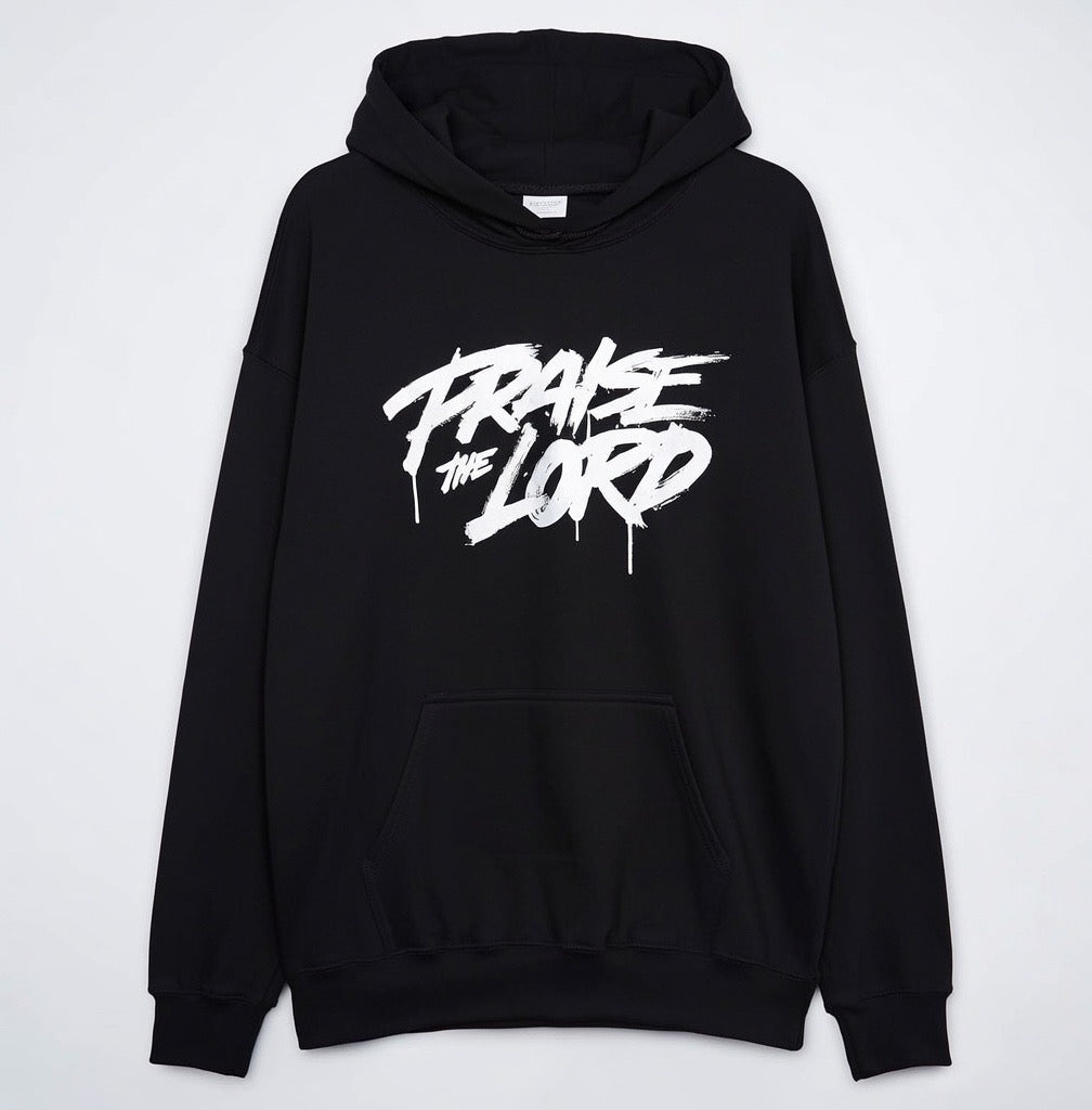 RTS "Praise the Lord" Hoodie | XL - Black