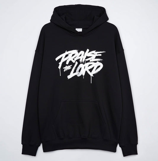 RTS "Praise the Lord" Hoodie | XL - Black