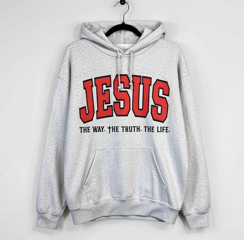 RTS "Team Jesus" Hoodie | L - Ash