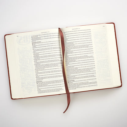 Saddle Tan Faux Leather Hardcover KJV My Creative Bible