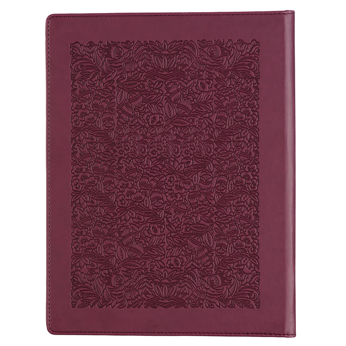 Red Plum Faux Leather Hardcover Large Print King James Version Note-taking Bible