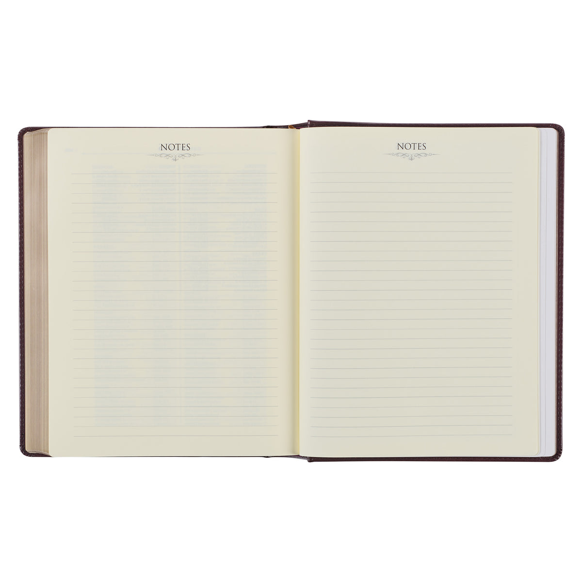 Burgundy Diamond Grid Faux Leather Hardcover Large Print KJV Note-taking Bible