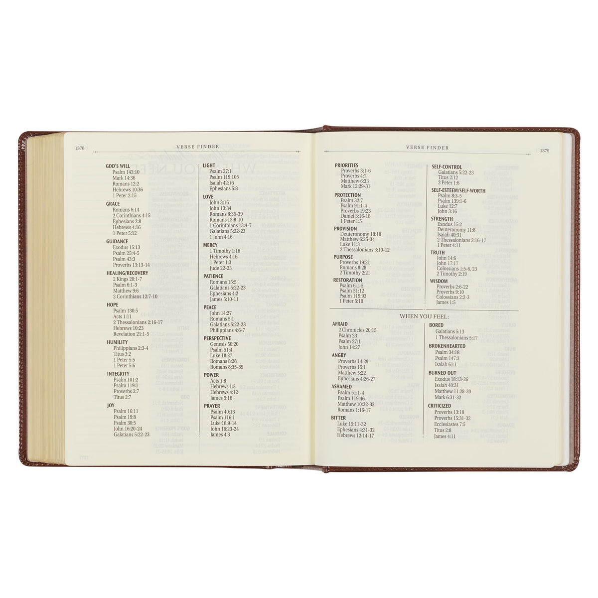 Saddle Tan Faux Leather Hardcover King James Version Note-taking Bible