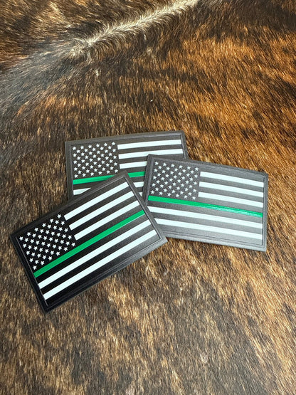 USA Thin Green Line PATCH Hat