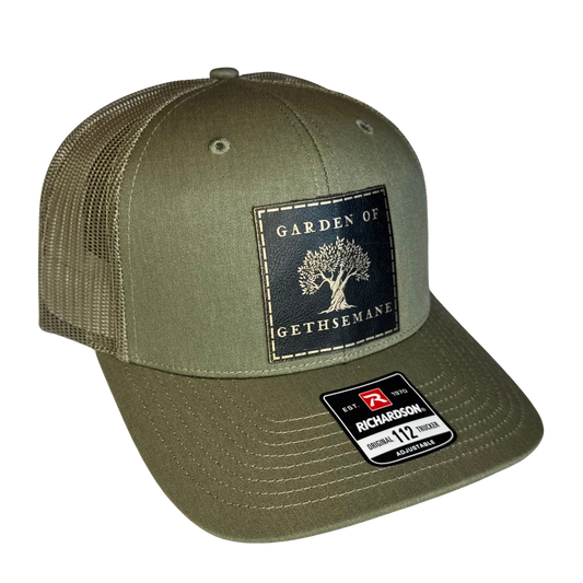 Garden of Gethsemane Leather Patch Hat