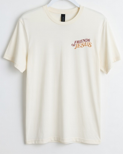 RTS "Friends of Jesus" Tee | S - Off White