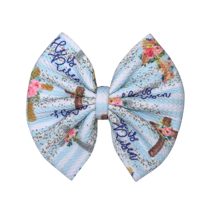 He is Risen Stripes Bow