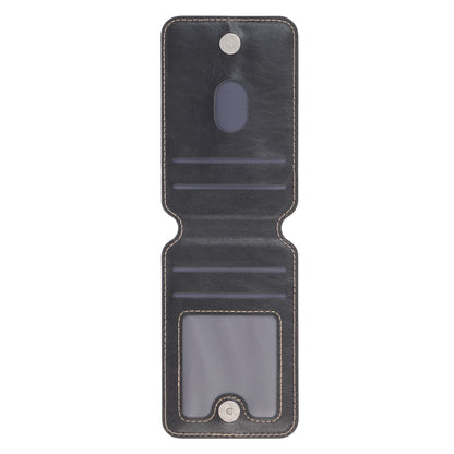 Cross Black Faux Leather Phone Wallet with Stand